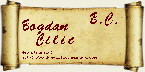 Bogdan Cilić vizit kartica